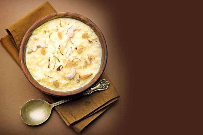 Kheer: One thing which you absolutely cannot resist this Diwali season is this creamy concoction of milk, dry fruits and rice. Kheer is usually flavoured with green cardamom powder and is garnished with slivered almonds and pistachio nuts.