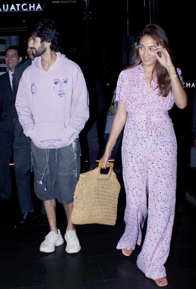 Although the couple had an arranged marriage, Shahid and Mira have found love after marriage. They are regularly spotted on a romantic date together. The star couple shares two adorable little kids - Misha and Zain.