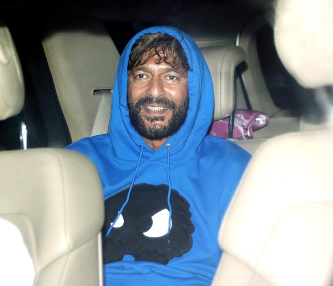 And if Housefull 4 can turn out to be a blockbuster, no questions there would be Housefull 5 too. Will the team of the comedy get four times lucky? Time to wait and watch!
In picture: Chunky Panday attended the special screening with family in Andheri.