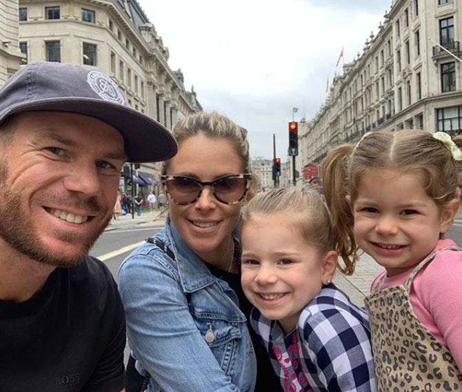 David Warner with his family: Absolutely blessed I am, missing one little tiny one here but my life is amazing. Can not thank my wife @candywarner1 enough for the support you’ve shown me not just the last 12months but the entirety of our relationship. I wouldn’t be who I am without you my love. #family #malta #life