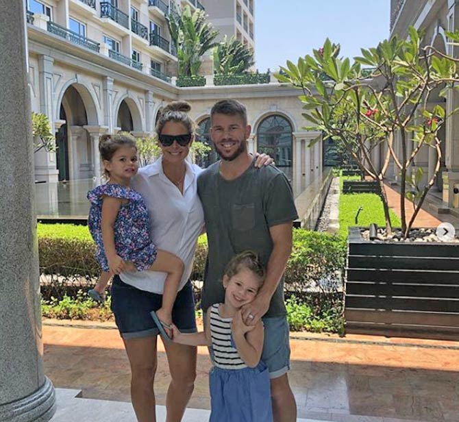 David Warner with his family: Extremely grateful my family got to come enjoy Incredible India again with me for the @iplt20 2019. Family means the world to me and having them by my side when I do what I love gives me great comfort. Next time the family visits there will be 3 little Warner kids #getready #lookout #anotherone @candywarner1 @kezzron