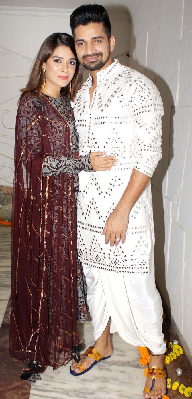 Pooja Gor also attended the bash with her friend and television actor Vishal Singh.