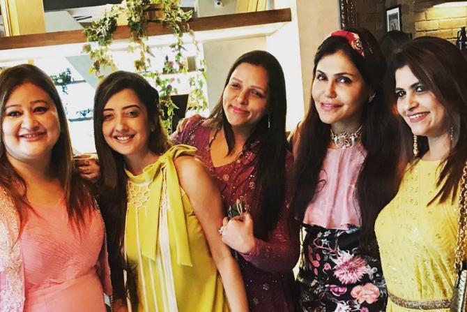 Meanwhile, for the party, Billimoria was spotted in a green dress. She accessorised it with a bracelet and left her hair open.