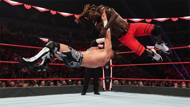 R-Truth faced off against Buddy Murphy in a bout which the former lost
