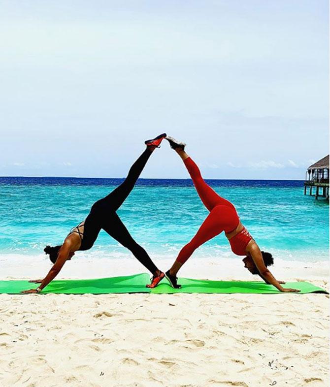 Yasmin Karachiwala in Arizona with Shaazia Qureishi for 