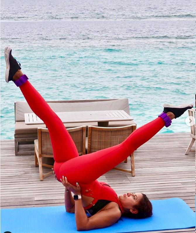 The Pilates trainer loves to 