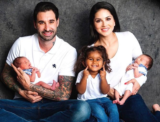 Sunny Leone has a very interesting family story. The star married Daniel Weber in 2011. In 2017, they adopted their first child from Latur, a village in Maharashtra, whom they named Nisha. The Jism 2 actress became a mother to two boys - Asher Singh Weber and Noah Singh Weber - through surrogacy.