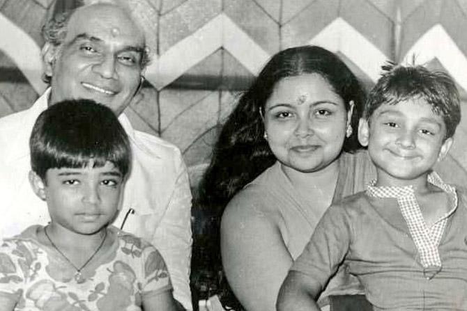 While we talk about actors, let's not miss out on mentioning directors and producers, who have played an influential role in Bollywood. Here's Yash Chopra - one of the most prominent producer-directors in Indian film history. Also seen in this picture are his wife Pamela Chopra and sons, Aditya and Uday Chopra.