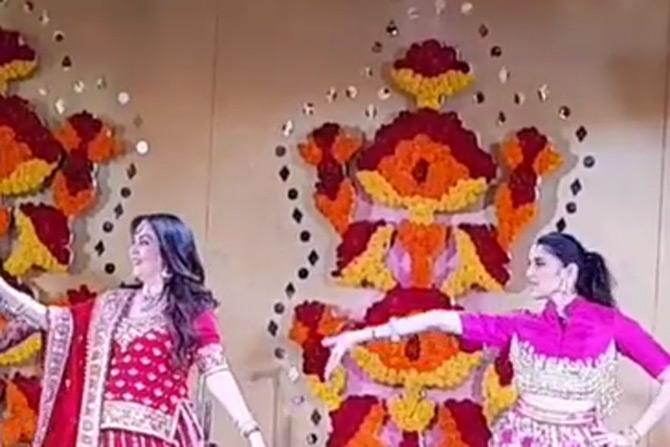 In October 2019, Nita Ambani was seen dancing with her daughter-in-law Shloka Mehta and daughter Isha Ambani at their friend's wedding. For the event, Nita donned a traditional red lehenga choli as she looked at her ethnic best for the special event. A screengrab of the video shows Shloka Mehta matching steps with her mother-in-law Nita Ambani.