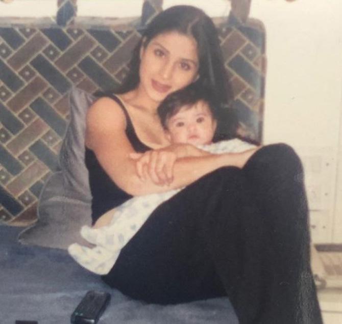 Shanaya Kapoor, Sanjay and Maheep Kapoor's daughter, was born in Mumbai on November 3, 1999. Isn't this an adorable picture of the mother and daughter? (All pictures/Sanjay and Maheep Kapoor's Instagram accounts)