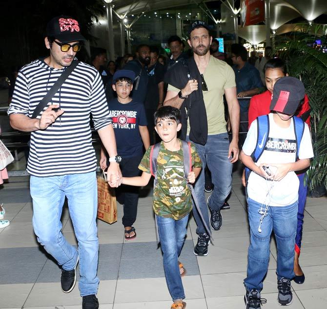 On the professional front, Hrithik Roshan was last seen along with Tiger Shroff and Vaani Kapoor in Aditya Chopra's War. The film was a box-office hit.