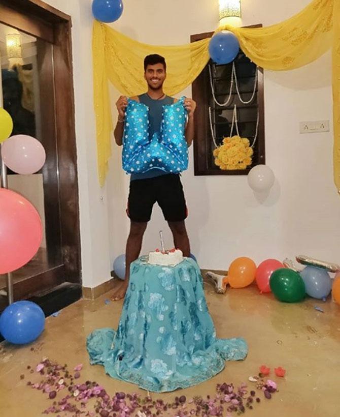 In 2018, Washington Sundar was bought by Royal Challengers Bangalore.