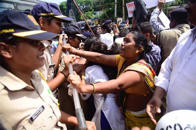 Ambedkar-Protest