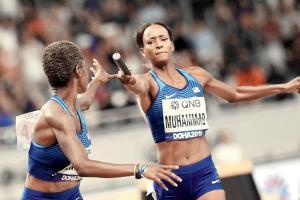 USA's Dalilah Muhammad wins second gold