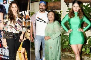 Isha Koppikar, Shabir Ahluwalia, Karishma Sharma at Fixerr screening in Juhu