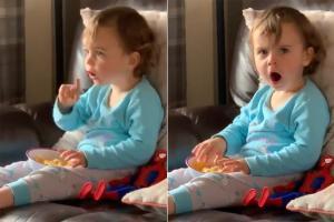 2-year-old's reaction to Bruce Banner turning into Hulk is heartwarming