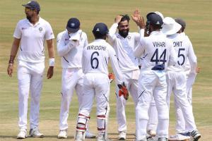 India thrash South Africa by 203 runs to win first test match