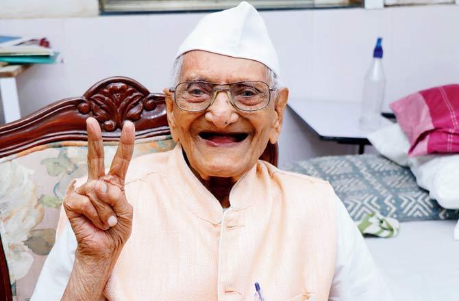 Khiladi Ram Sharma just turned 100