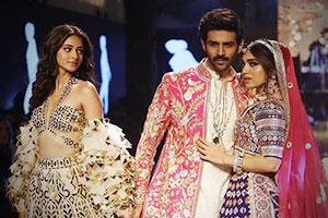 Kartik, Ananya, Bhumi rock the ramp in Pati Patni Aur Woh style