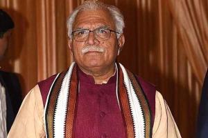 NSUI activists perform 'havan' for Manohar Lal Khattar