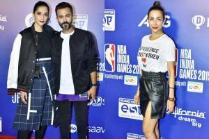 NBA India Games 2019: Sonam Kapoor-Anand Ahuja, Malaika Arora spotted