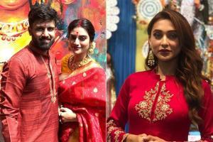 Durga Puja 2019: Nusrat Jahan, Mimi Chakraborty celebrate in Kolkata