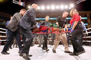 American boxer critical after suffering devastating knockout