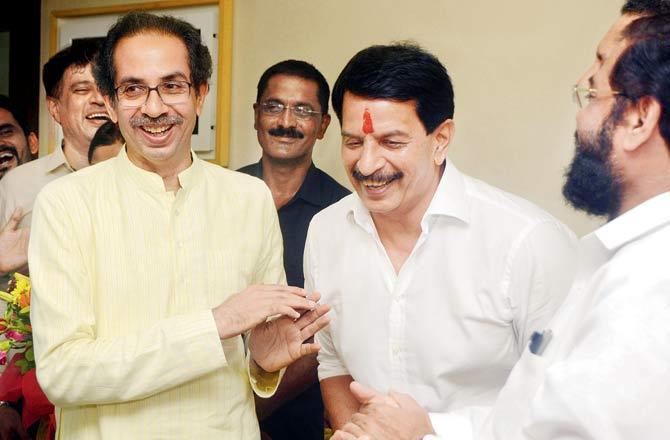 Pradeep Sharma was inducted into the Shiv Sena in September. File pic/Sneha Kharabe