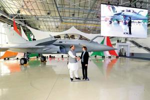 IAF receives its first Rafale fighter jet from France