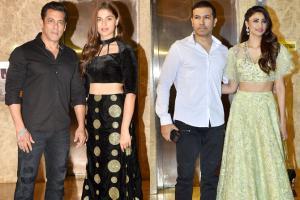 Salman Khan, Saiee Manjrekar, Kamaal Khan, Daisy Shah at Ramesh Taurani's Diwali bash