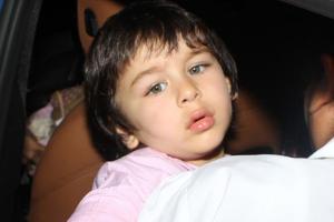 A hassled Taimur Ali Khan says 'excuse me' and it's too cute to be true