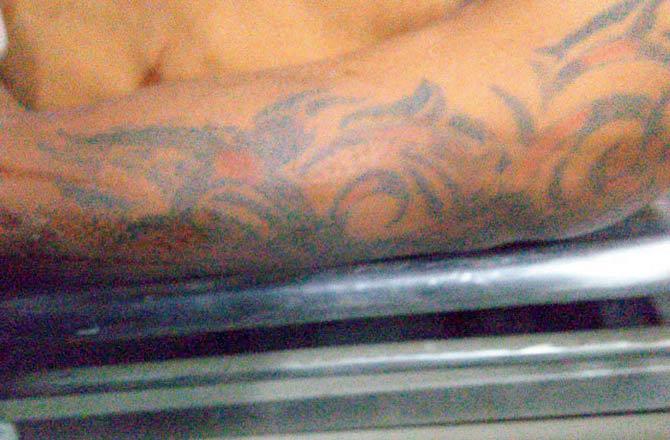 Tattoos on body help GRP identify thief