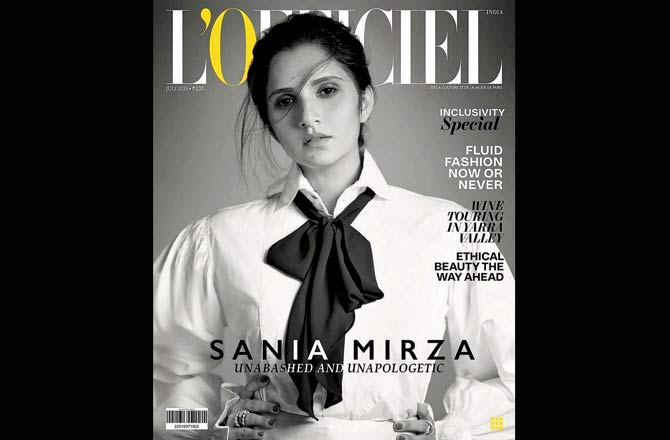 Sania Mirza on the cover of L