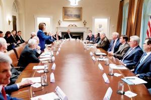 Donald Trump insults Speaker Nancy Pelosi after Syria debate