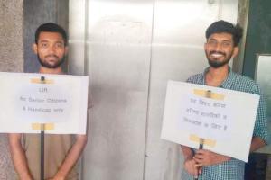Four youth use lift reserved for handicapped and seniors, get punished