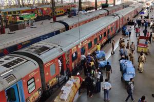 Railways' eight-car special train on tracks to promote Housefull 4