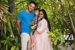 Arpita Khan, Aayush Sharma, Ahil enjoy birthday vacation in Maldives