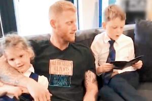 Ben Stokes' kids inform him about award nomination and its cute