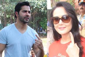 Varun Dhawan, Urmila Matondkar, and others cast their votes