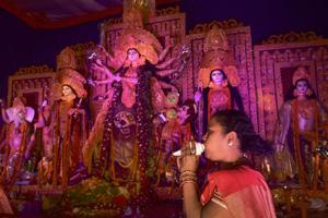 Centuries-old Durga Pujas continue to be hit among revellers