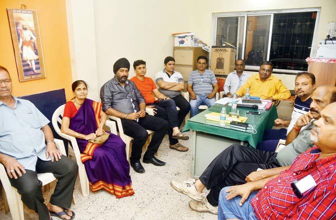 Members at an emergency meeting on Tuesday evening, where residents were informed of the crisis
