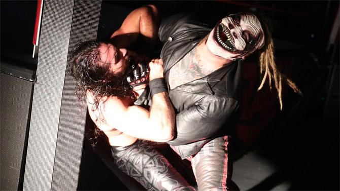 The Fiend launches attack on Rollins