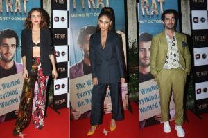 Mandana Karimi, Krystle D'Souza, Aditya Seal at Fittrat screening