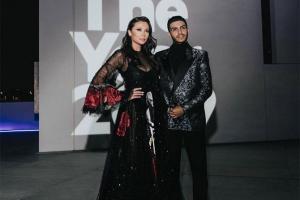 Emily Shah spotted with Mena Massoud, star of Aladdin at GQ awards