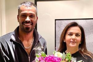 Hardik Pandya thanks 'bhabhi' Nita Ambani for visiting him in London