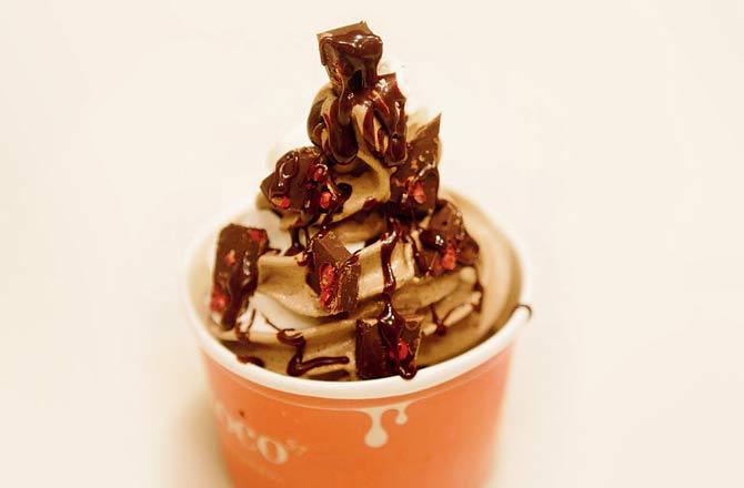 Signature soft serve cup. Pics/Ashish Raje