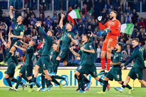 Roberto Mancini elated as Italy beat Greece to qualify