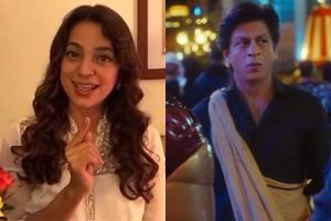 Juhi Chawla was about to pull Shah Rukh Khan's ears for this reason!