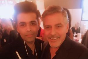 Clicked! Karan Johar's fanboy moment with George Clooney