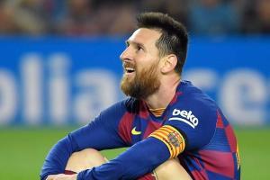 Lionel Messi goes a step ahead of Cristiano Ronaldo